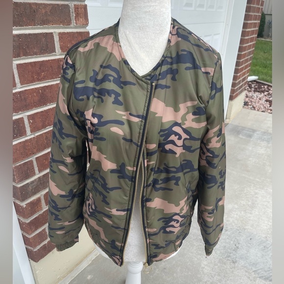 Ciao Milano Lara Embellished 2-1 Twill Puffer Jacket Size Medium - Picture 8 of 13